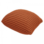 Raudonos spalvos pagalvėlė-pufas Bonami Essentials Knit