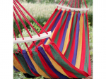 Raudonų atspalvių vienvietis hamakas 80 x 185 cm