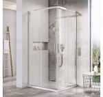 RAVAK Blix Slim dušo kabina Ravak 90x90cm,pasirinkite profilių spalvą : Dydis - 90x90cm, Profilio spalva - Juoda, Stiklas - Skaidrus