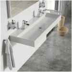 Ravak Natural Duo pakabinamas ar baldinis praustuvas 1200x450