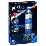Ravensburger dėlionė "3D Puzzle Light House. Night Edition"