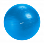 Reabilitacinis gimnastikos kamuolys 55 cm su rankine pompa, mėlynas, REBEL ACTIVE