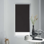 Roletai iš tekstilės juodos spalvos 90x180 cm Occult – douceur d'intérieur