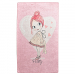 Rožinis neslidus vaikiškas kilimas Conceptum Hypnose Pretty, 140 x 190 cm