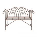 Rudas metalinis sodo suolas - Esschert Design