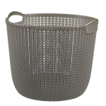 Rudas skalbinių krepšys Curver