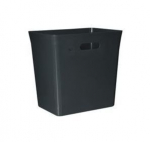 Rūšiavimo šiukšlių dėžė PLAST TEAM Avedøre, juodos sp., 34 x 24,6 x 33 cm, 20 L