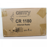 SALE OUT. Camry CR 1180 Internet radio, Black | CR 1180 | Internet radio | AUX in | Black | DAMAGED PACKAGING | Alarm function | Camry | CR 1180 | Internet radio | AUX in | Black | DAMAGED PACKAGING | Alarm function | CR 1180SO