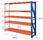 Sandėliavimo lentynos FORTIS LIGHT papildomas modulis