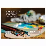 Sąsiuvinis akvarelei , A4, 10 lapų, 200g/m²