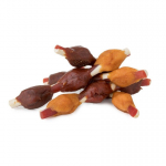 Šašlykas su antiena, vištiena, jautiena, 500 g, natūralūs skanėstai šunims, Hau&Miau