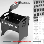 Šašlykinė su Jūsų vardu ar logotipu