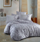 Satininės patalynės komplektas OLINDA, 140 x 200 cm, 50 x 70 cm, 100 % medvilnės