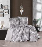 Satininės patalynės komplektas PUMA V-2, 140 x 200 cm, 50 x 70 cm, 100 % medvilnės