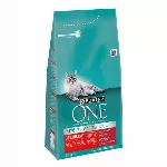 Sausas kačių ėdalas PURINA ONE STERILCAT su jautiena, 1,5 kg