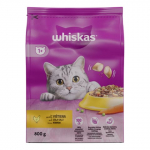 Sausas kačių ėdalas WHISKAS su vištiena,800 g