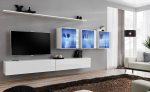 Sekcija Switch XVII su LED apšvietimu, balta