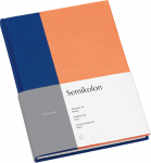 Semikolon Užrašų knygelė Cutting Edge glotnaus pobūdžio kobalto-persikų A5