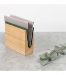 Servetėlių laikiklis  „Vokas“, žalia