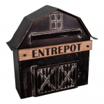 Sieninė iš metalo dėžutė raktams – Antic Line