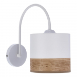 Sieninė lempa baltos spalvos ø 15 cm Bianco – Candellux Lighting
