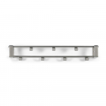 Sieninė lentyna iš metalo sidabrinės spalvos Rex – Spinder Design