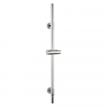 Sieninis dušo strypas iš nerūdijančio plieno, blizgaus sidabro spalvos, 66 cm Basic - Wenko
