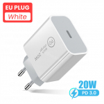 Sieninis greito krovimo įkroviklis 20W PD USB-C