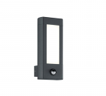Sieninis lauko LED šviestuvas Rhine Sensor Antracitas