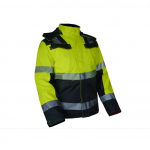 Signalinė pašiltinta darbo striukė(dydis 3XL)