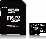 SILICONPOW SP128GBSTXBU1V10SP Silicon Power atminties kortelė Micro SDXC 128GB Class 10 Elite UHS-1 + adapteris