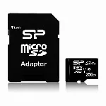 SILICONPOW SP256GBSTXBU1V10SP Silicon Power atminties kortelė Micro SDXC 256GB Class 10 Elite UHS-1 + adapteris