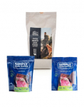 SIMPLY FROM NATURE Akcijos  rinkinys sausas maistas su jautiena 1,2 kg + natūralūs jautienos užkandžiai