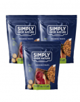 SIMPLY FROM NATURE Užkandžiai su šerno mėsa 3 x 300 g