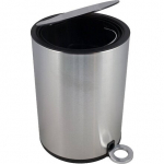 ŠIUKŠLIADĖŽĖ SU LĖTO NULEIDIMO MECHANIZMU CHROM