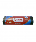 Šiukšlių maišai SPINO 25 l, 9 mik., 20 vnt., juodi