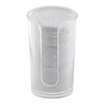 Skaidrus vatos diskelių dėklas iDesign Clarity