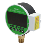 Skaitmeninis manometras su 0–25 barų kontaktais