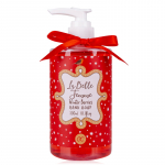 Skystas rankų muilas LA BELLE FEMME NOEL su dozatoriumi, 300 ml