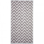 Smėlio spalvos medvilninis kilimas Vitaus Zikzak, 60 x 90 cm