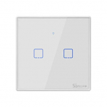 SONOFF T2EU2C-TX išmanus liečiamas wifi šviesos jungiklis 2 mygtukų