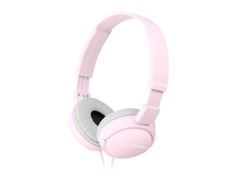 SONY ausinės MDR-ZX110 Overhead Headphones - Pink su mikrofonu