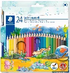 Spalvoti pieštukai akvareliniai  STAEDTLER NORIS CLUB, 24 spalvų