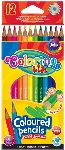 Spalvoti pieštukai COLORINO KIDS, 12 spalvų