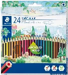 Spalvoti pieštukai STAEDTLER NORIS COLOUR 185, 24 spalvos