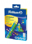 Spalvoti pieštukai trimampiai, 12 spalvų COMBINO