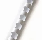 Spiralė įrišimui 12mm, balta, (100vnt.)