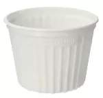 Sriubos indeliai ''To Go'', vienkartiniai, polipropileniniai, balti, 500 ml, D 11,5 cm, H 8,5 cm, 25