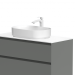 Stalviršis apatinei spintelei Kame Corian 60, 80, 100, 120, 160, 200 cm