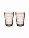 Stiklinės 2 vnt. Aino Aalto 330 ml, lino sp., Iittala